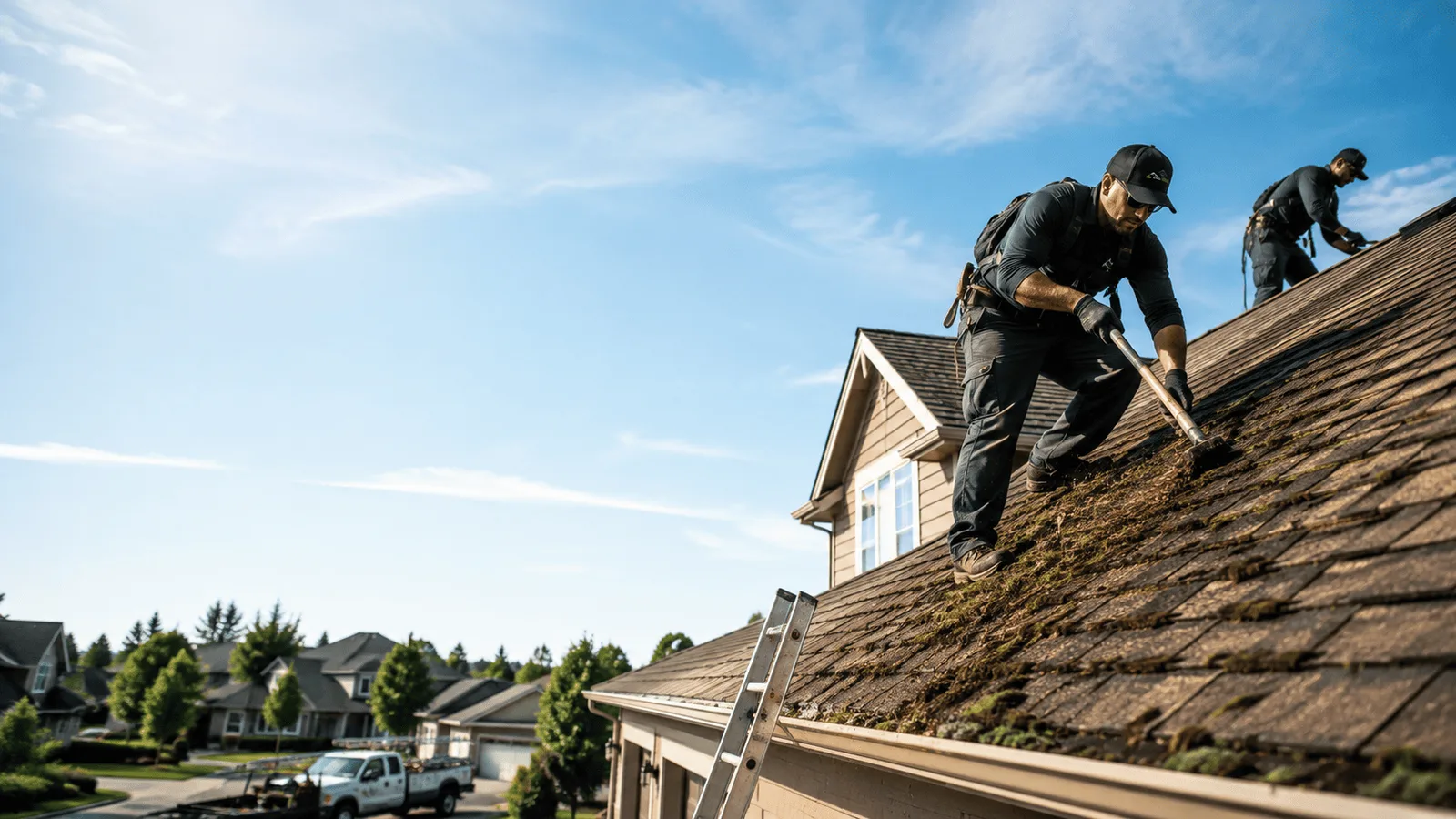 Roof Moss Removal in Foster City, MI near me
